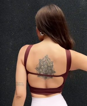 Cropped em poliamida